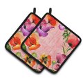 Carolines Treasures Poppy Flowers Pair of Pot Holders CK1701PTHD